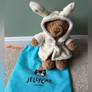 NWT Jellycat Bartholomew Bear Bathrobe Outfit